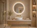 Apvalus LED veidrodis Madera 60 cm