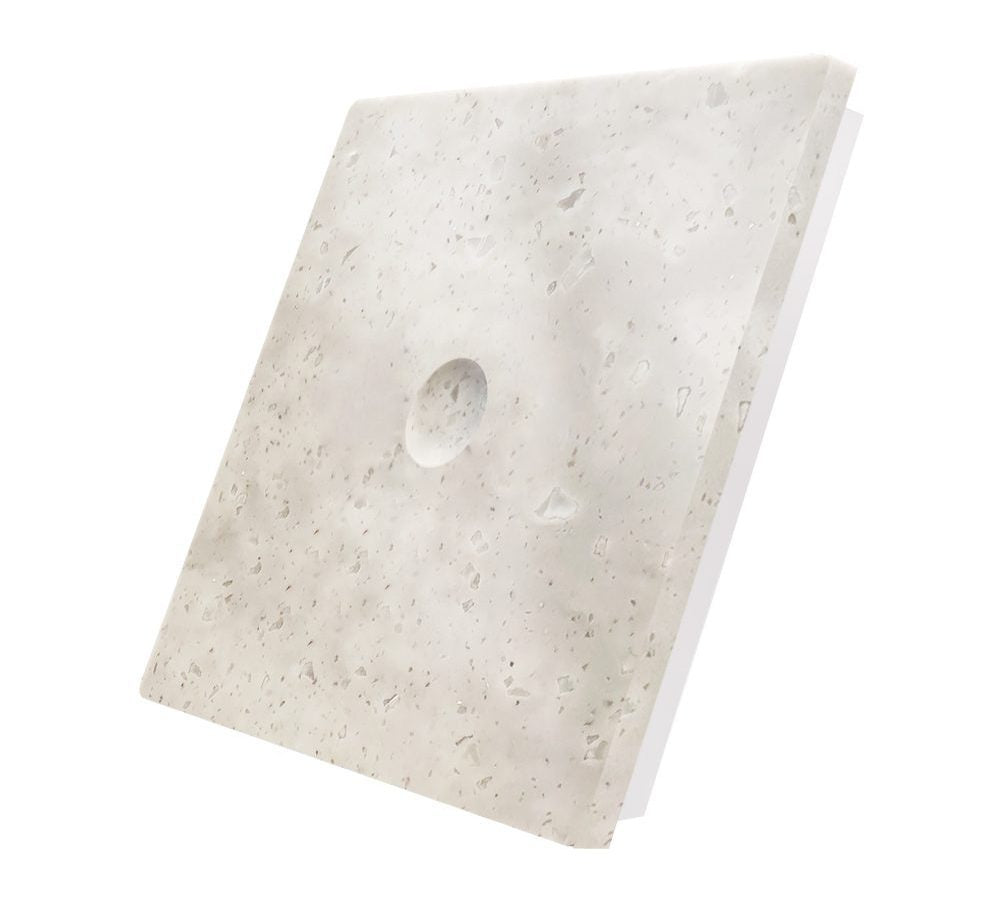 Vienvietė, vienpolė, sensorinė marmuro (Aurora Grey) panelė