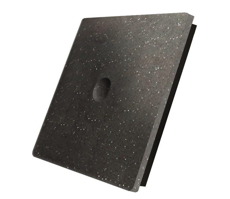 Vienvietė, vienpolė, sensorinė marmuro (Black Pearl) panelė