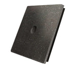 Vienvietė, vienpolė, sensorinė marmuro (Black Pearl) panelė