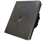 Vienpolis sensorinis jungiklis su marmuro (Intense Ultra Grey Dark) panele