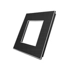 Vienvietis aliuminio rėmelis (juodas)