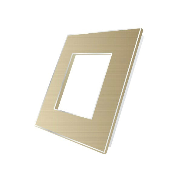 Vienvietis aliuminio rėmelis (auksinis)