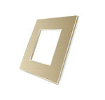 Vienvietis aliuminio rėmelis (auksinis)