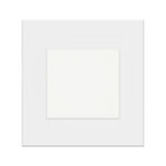 Vienpolis mechaninis jungiklis su plastikiniu rėmeliu (baltas)