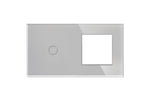 Vienpolė panelė su vienviečiu rėmeliu (pilka)