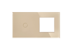 Vienpolė panelė su vienviečiu rėmeliu (auksinė)