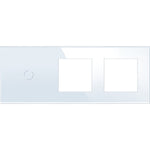 Vienpolė panelė su dviviečiu rėmeliu (baltas)