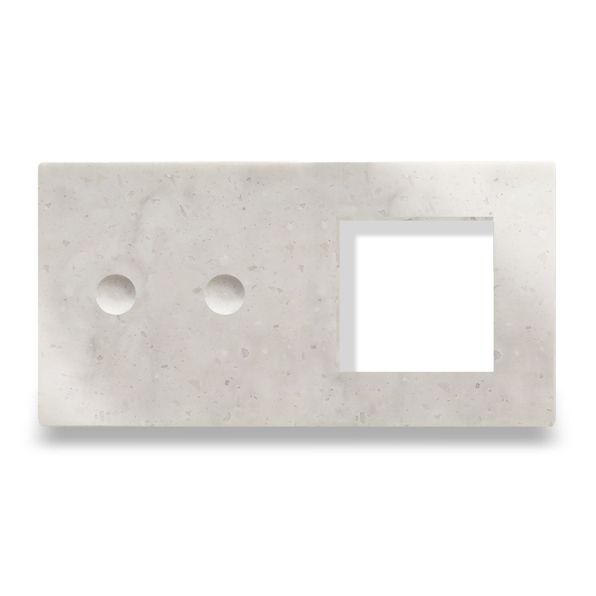 Dvipolė panelė su vienviečiu marmuro rėmeliu (Aurora Bianco)
