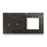 Dvipolė panelė su vienviečiu marmuro rėmeliu (Sanremo)