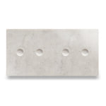 Dvivietė, dvipolė , sensorinė marmuro ( Aurora Bianco ) panelė