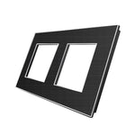 Dvivietis aliuminio rėmelis (juodas)