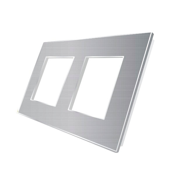 Dvivietis aliuminio rėmelis (pilkas)