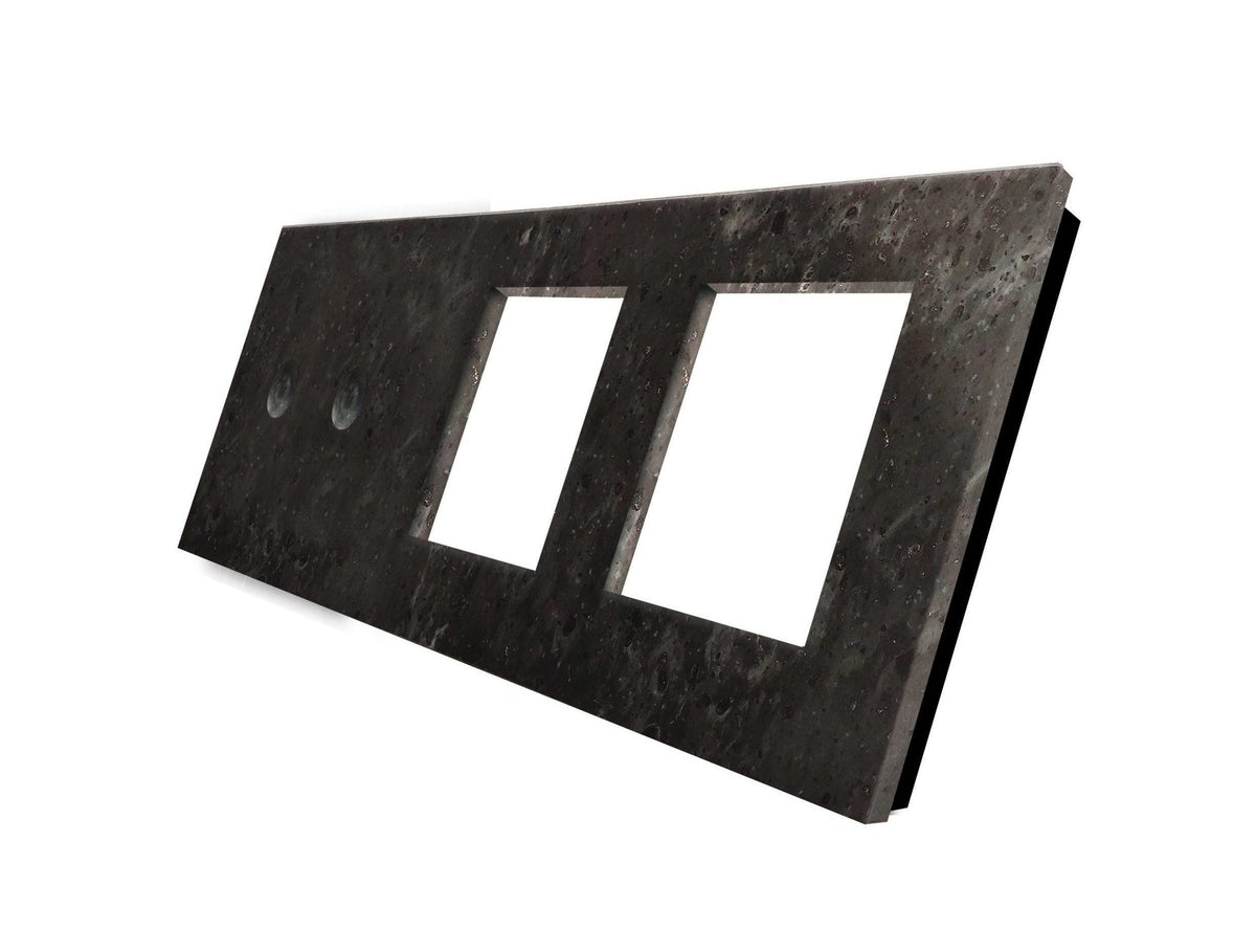 Dvipolė panelė su dviviečiu marmuro rėmeliu (Sanremo)