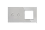 Dvipolė panelė su vienviečiu rėmeliu (pilka)
