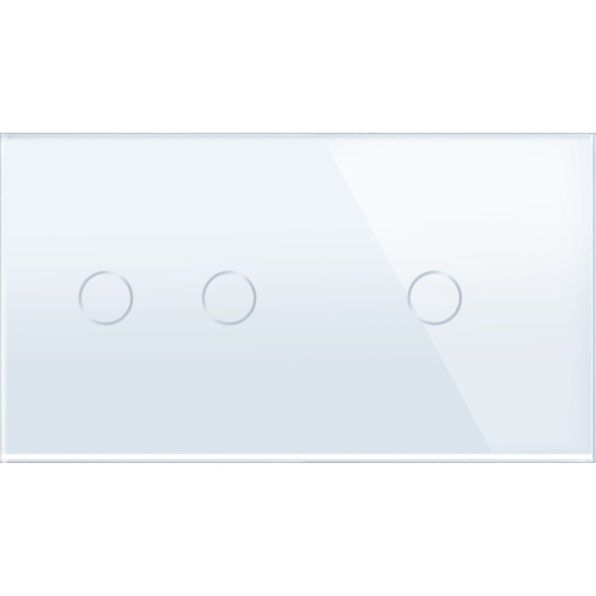 Dvivietė, dvipolė/vienpolė panelė (balta)