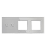 Dvipolė panelė su dviviečiu rėmeliu (pilka)