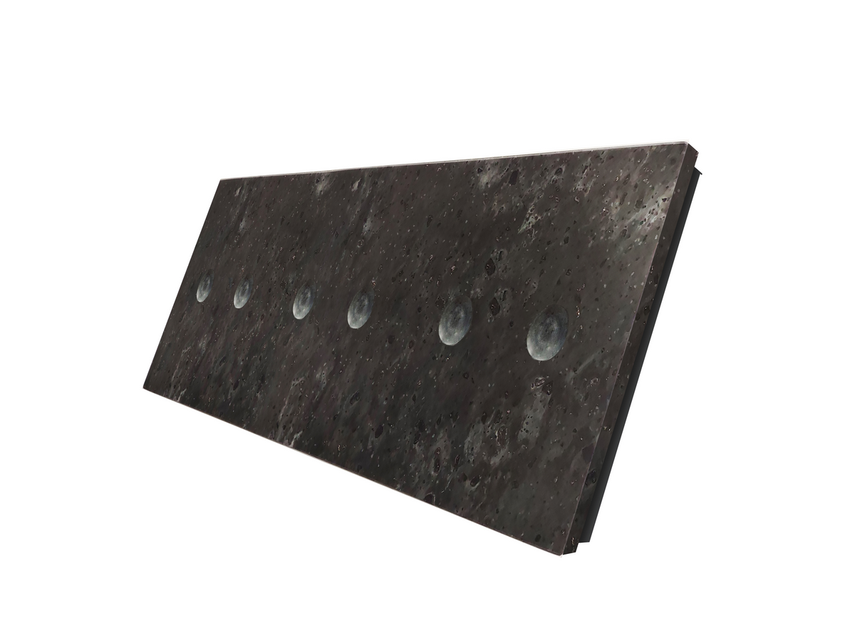 Trivietė, dvipolė , sensorinė marmuro (Sanremo) panelė