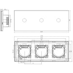 Trivietis vienpolis sensorinis jungiklis