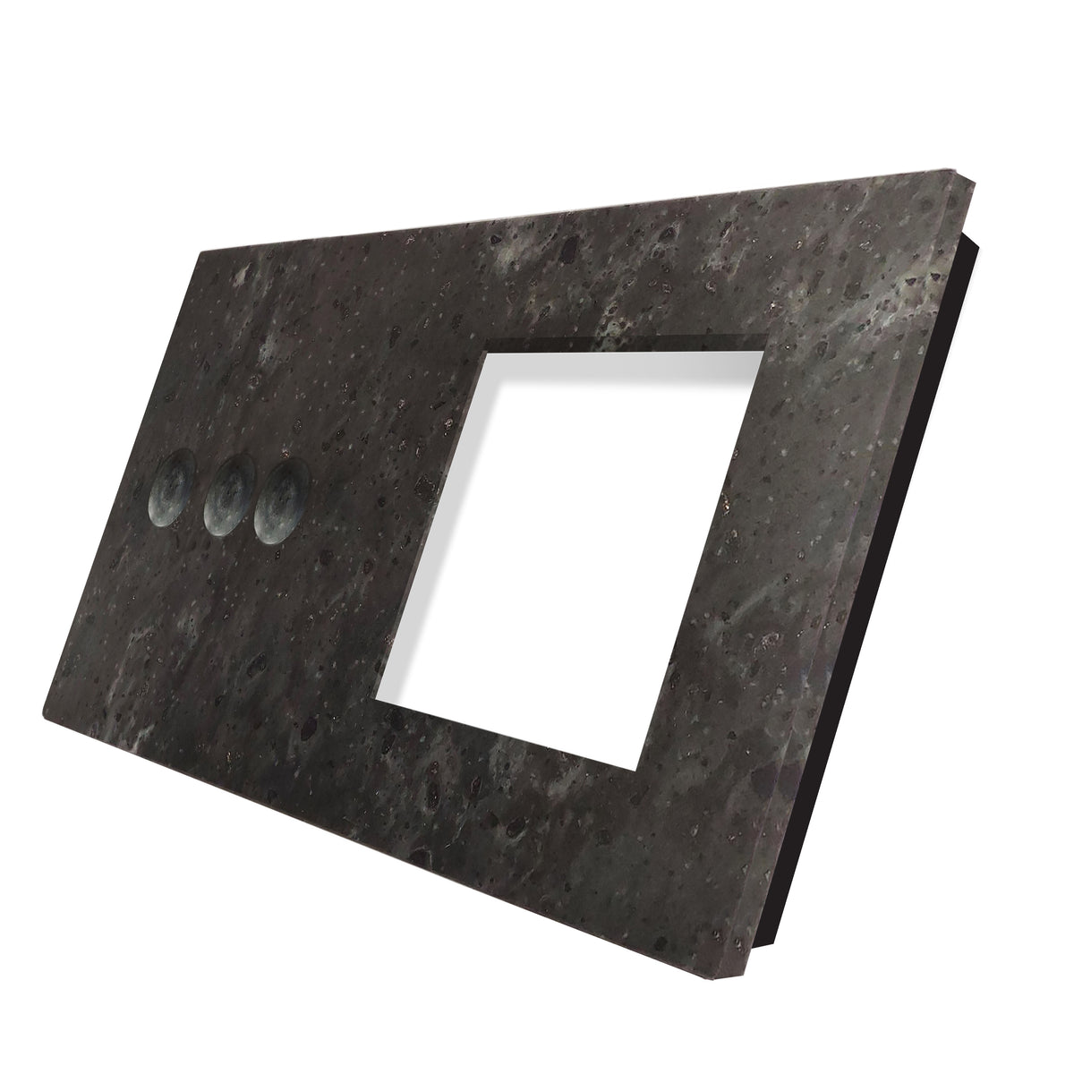 Tripolė panelė su vienviečiu marmuro rėmeliu (Sanremo)