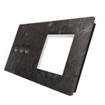 Tripolė panelė su vienviečiu marmuro rėmeliu (Sanremo)