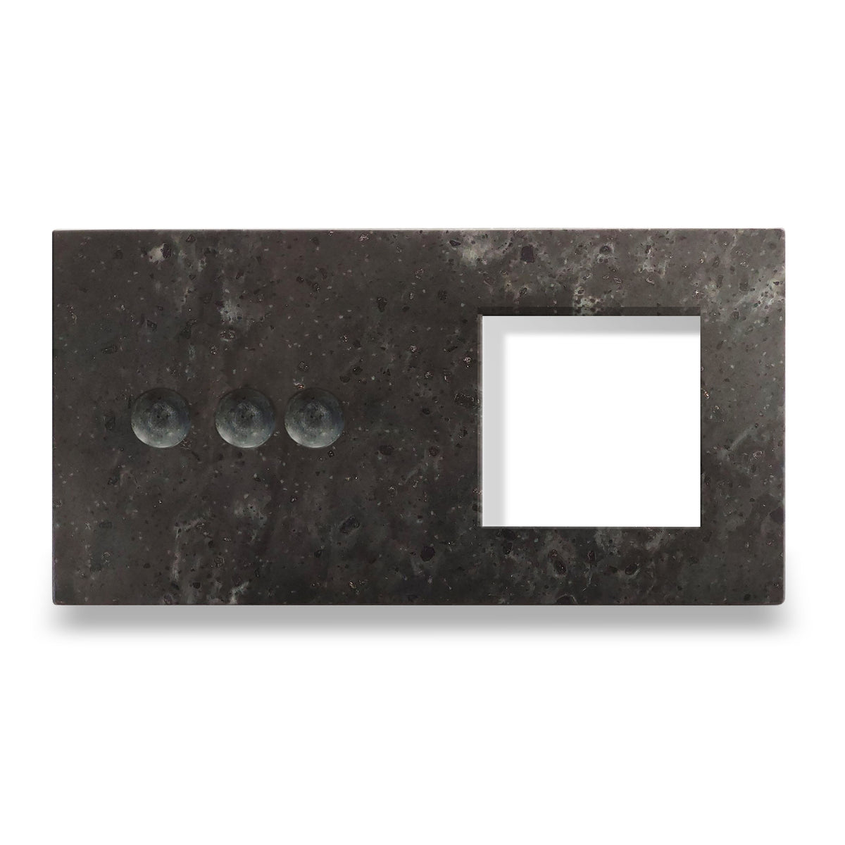 Tripolė panelė su vienviečiu marmuro rėmeliu (Sanremo)