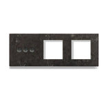 Tripolė panelė su dviviečiu marmuro rėmeliu (Sanremo)