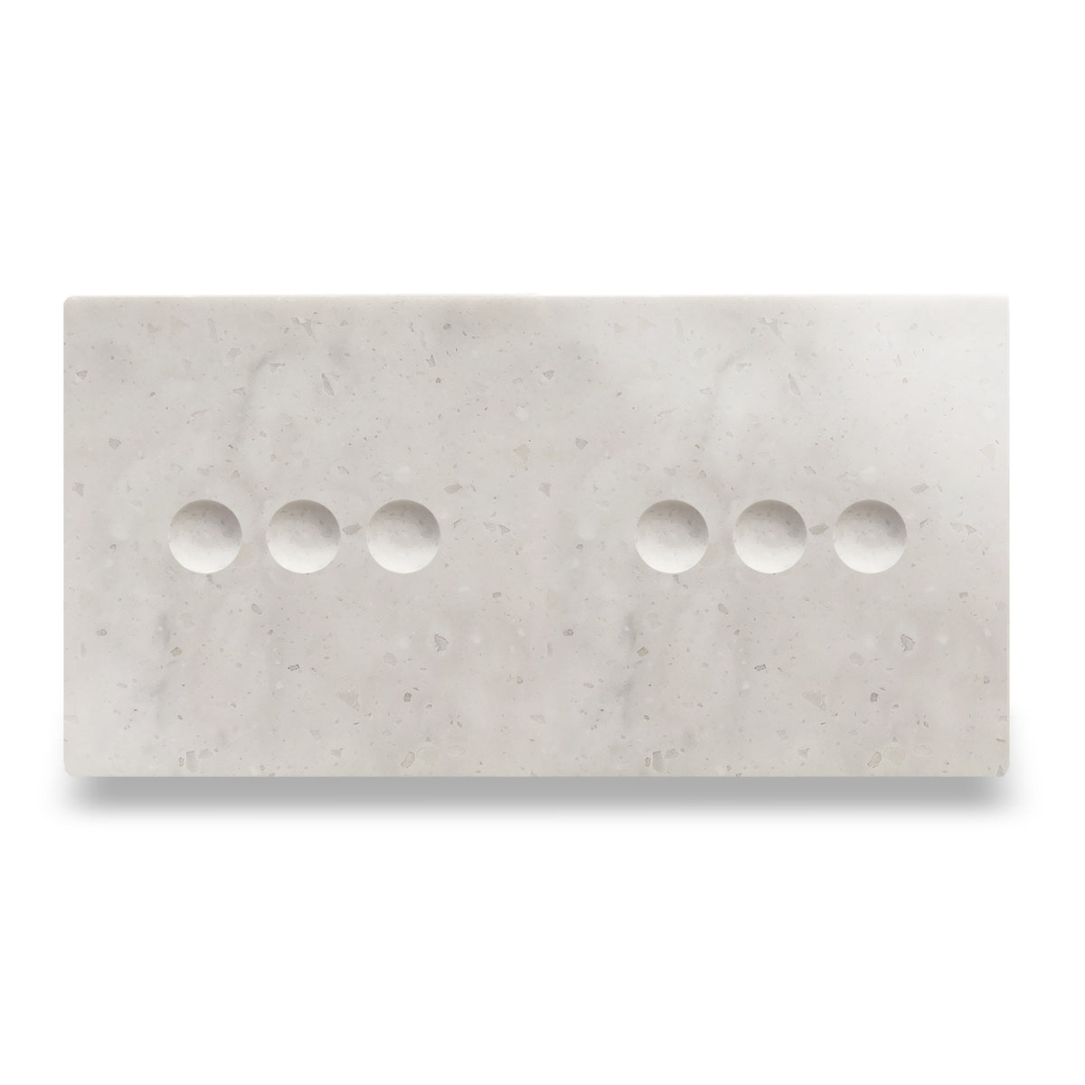 Dvivietė, tripolė , sensorinė marmuro ( Aurora Bianco ) panelė