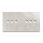 Dvivietė, tripolė , sensorinė marmuro ( Aurora Bianco ) panelė