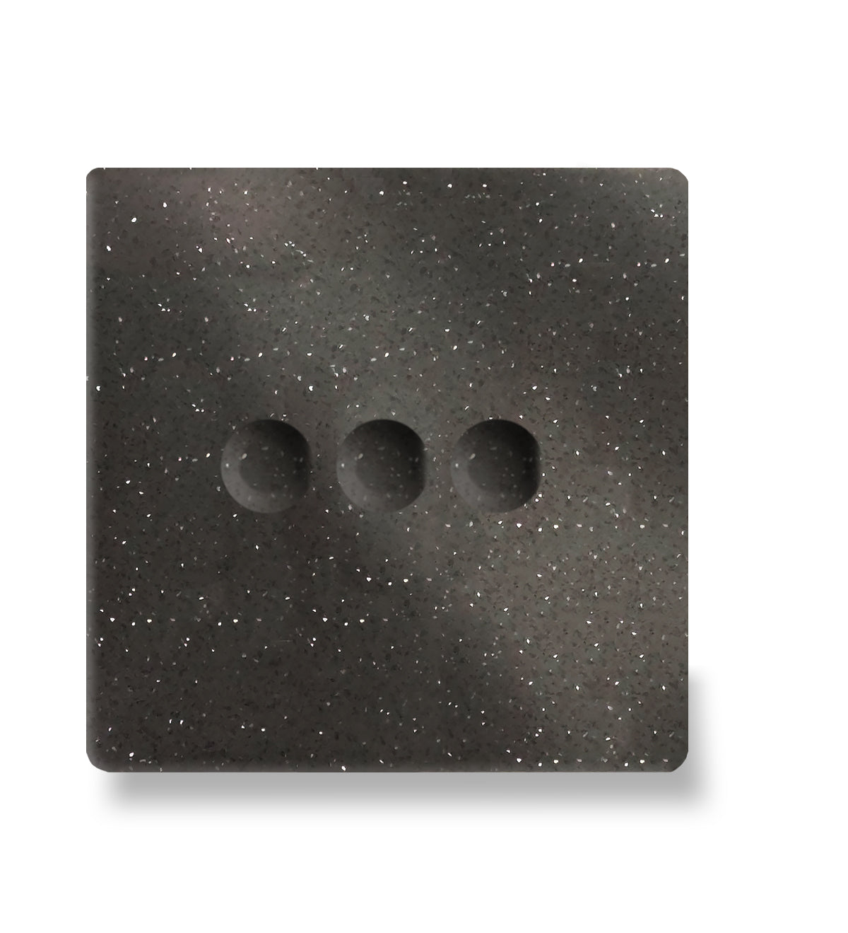 Tripolis sensorinis jungiklis su marmuro ( Black Pearl ) panele