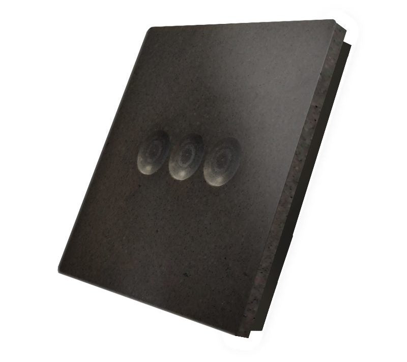 Vienvietė, tripolė , sensorinė marmuro (Ebony Concrete) panelė