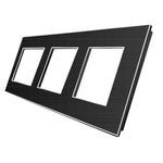 Trivietis aliuminio rėmelis (juodas)