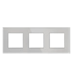 Trivietis stiklo rėmelis (pilkas)