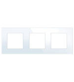 Trivietis stiklo rėmelis (baltas)