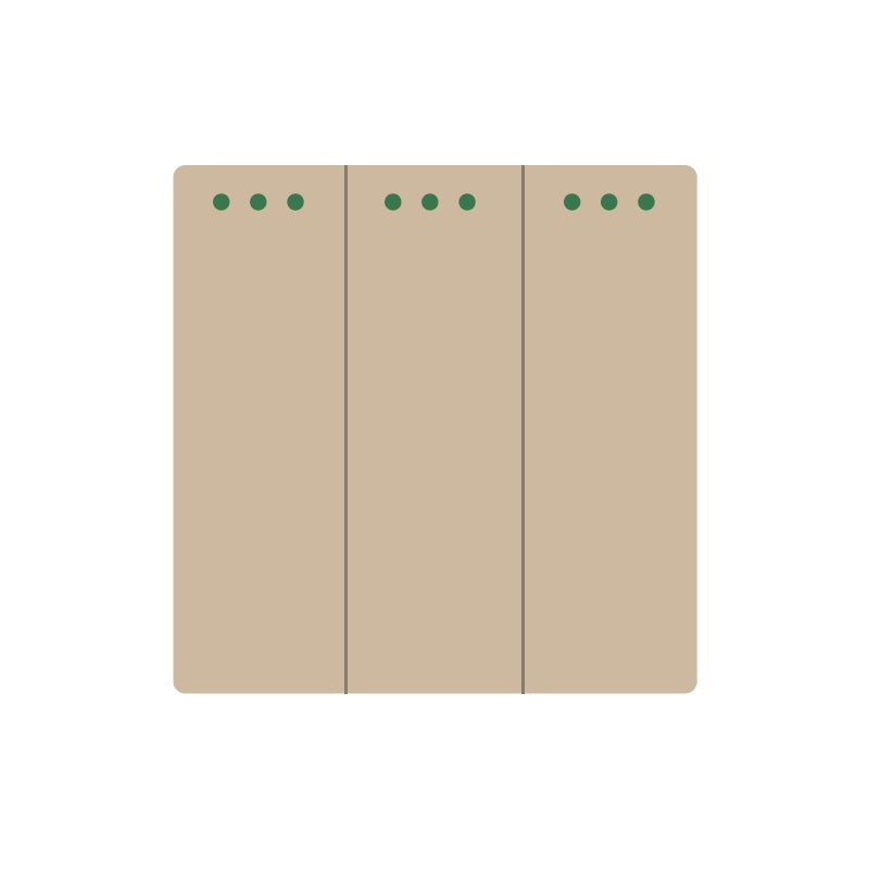 Tripolis mechaninis jungiklis, perjungėjas (auksinis)