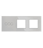 Tripolė panelė su dviviečiu rėmeliu (pilka)