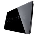 Dvivietė, tripolė/dvipolė panelė (juoda)