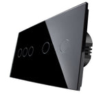 Dvivietis tripolis/dvipolis sensorinis jungiklis