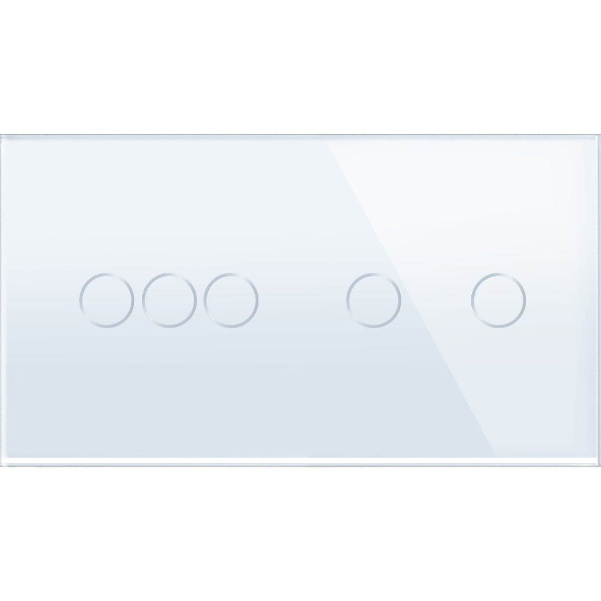 Dvivietė, tripolė/dvipolė panelė (balta)