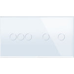 Dvivietė, tripolė/dvipolė panelė (balta)