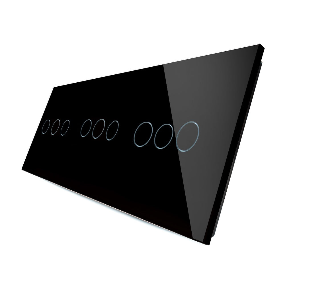 Trivietė, tripolė panelė (juoda)