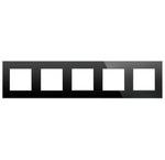 Penkiavietis stiklo rėmelis (juodas)