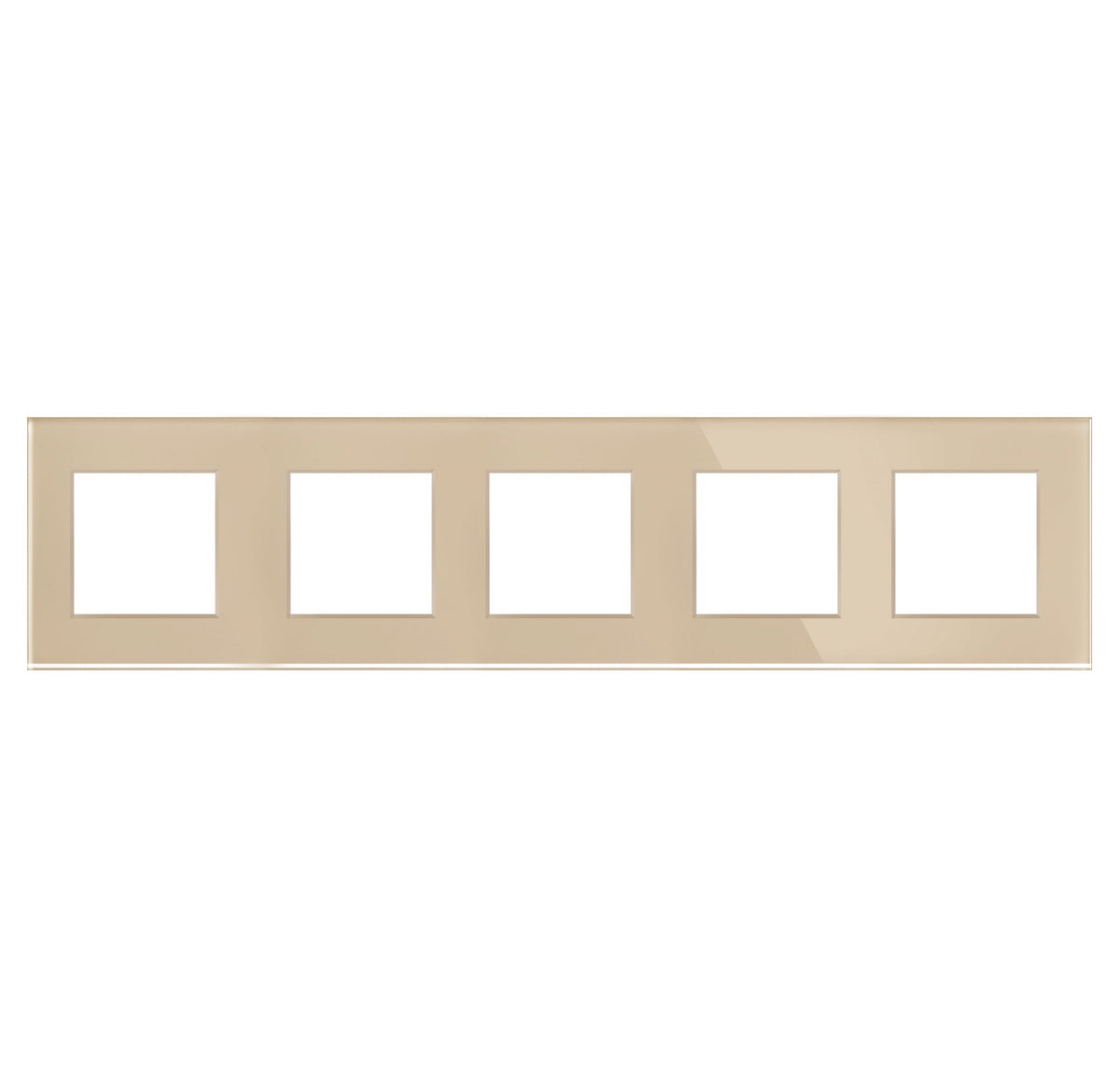 Penkiavietis stiklo rėmelis (auksinė)