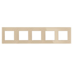 Penkiavietis stiklo rėmelis (auksinė)