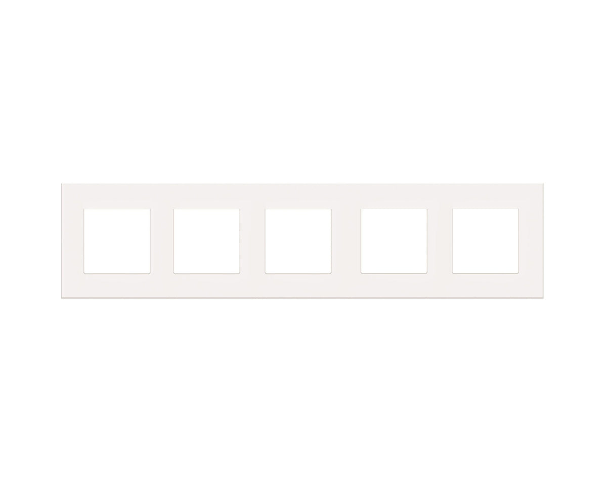 Penkiavietis plastiko rėmelis (baltas)