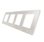 Keturvietis marmuro serijos rėmelis (Aurora Bianco)