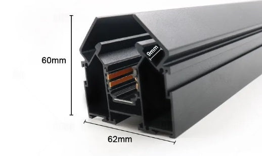 Magnetinis bėgelis, įtempiamoms luboms 2m (įleidžiamas)