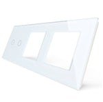 Dvipolė panelė su dviviečiu rėmeliu (baltas)