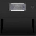 Laiptų šviestuvas juodos spalvos su judesio davikliu (be rėmelio)