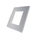 Vienvietis aliuminio rėmelis (pilkas)